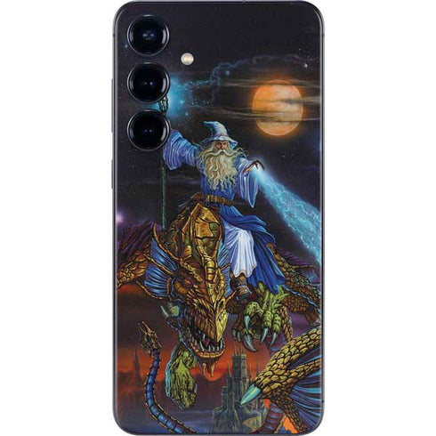 Twilight Tempest Wizard by Ed Beard Jr Galaxy S25 Skin